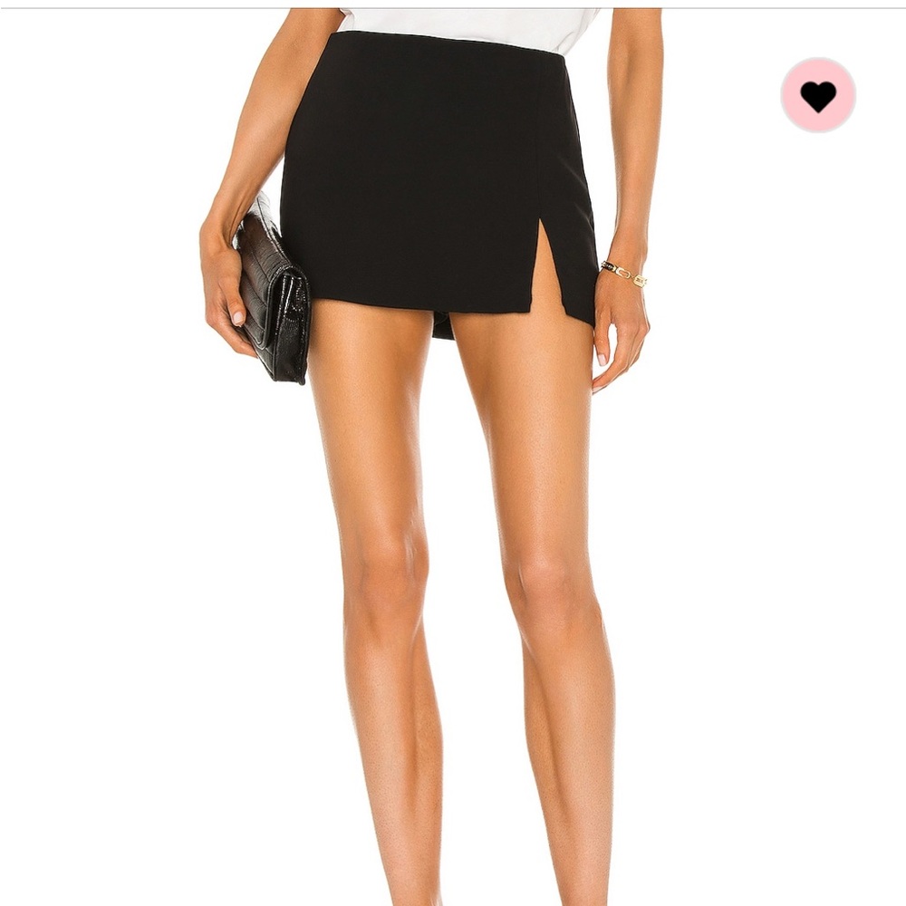 Amanda Uprichard Black Mini Skirt